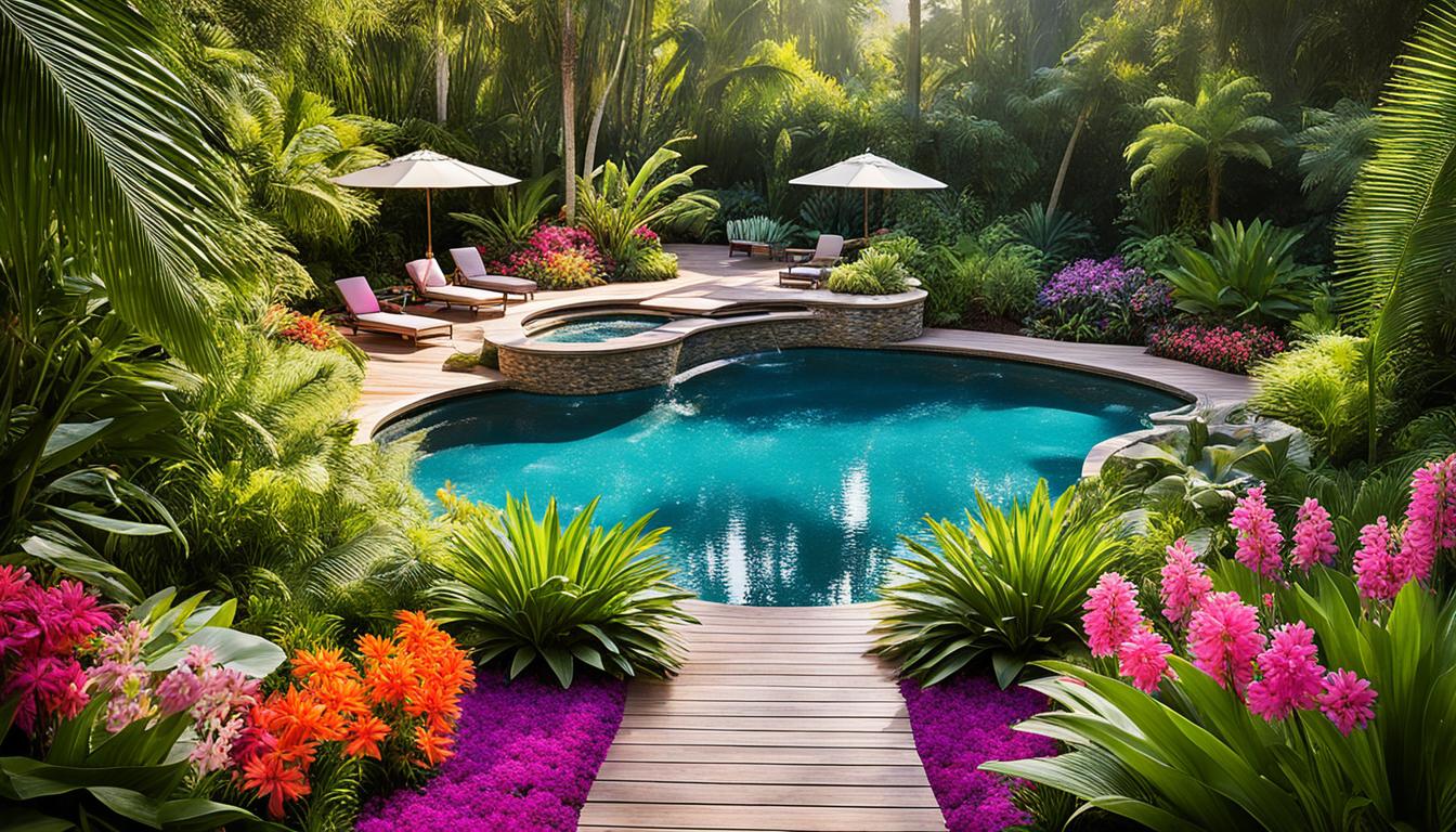 Refreshing Above Ground Pool Landscape Ideas