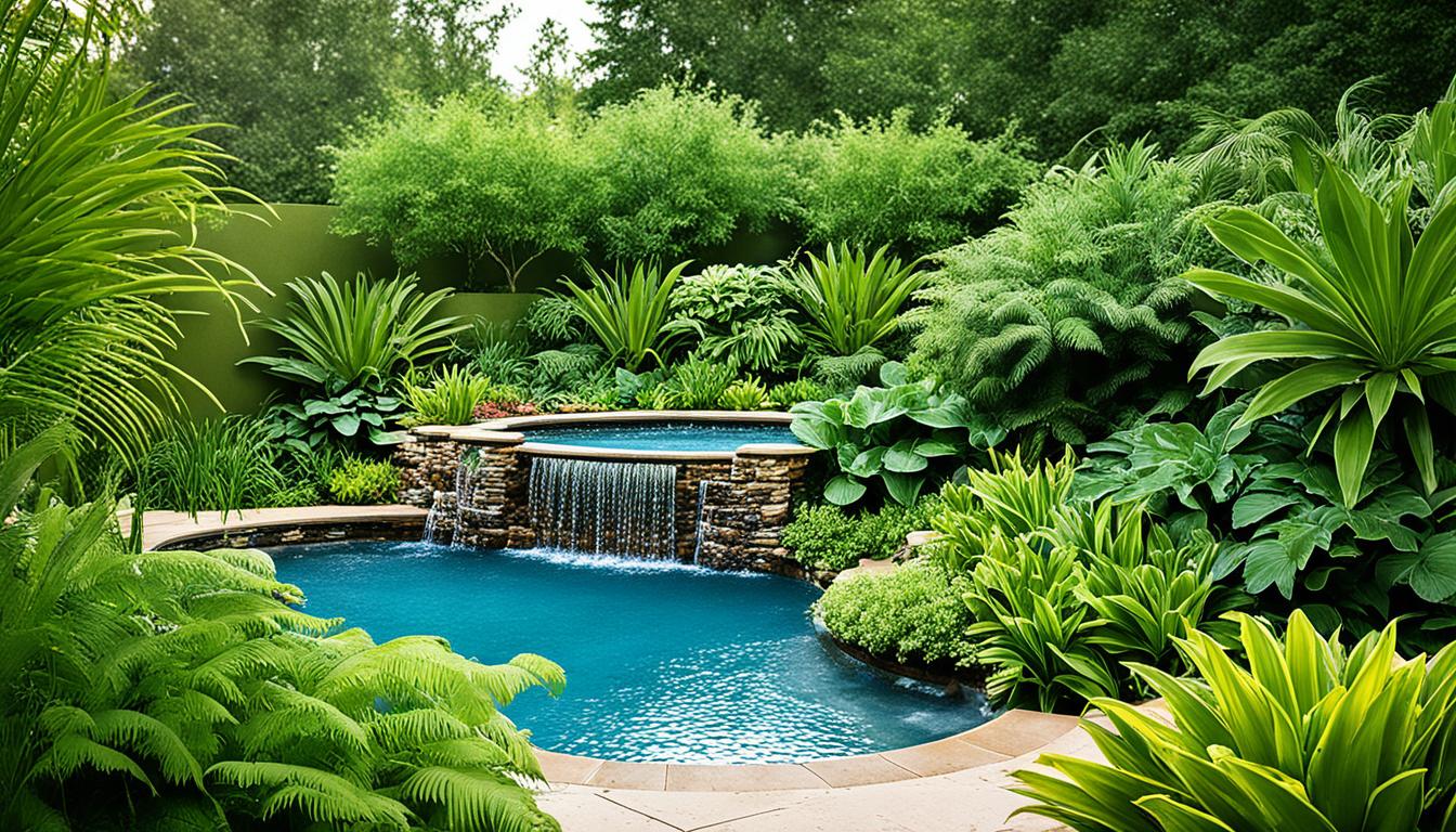 Hiding Pool Gear with Creative Landscaping Ideas