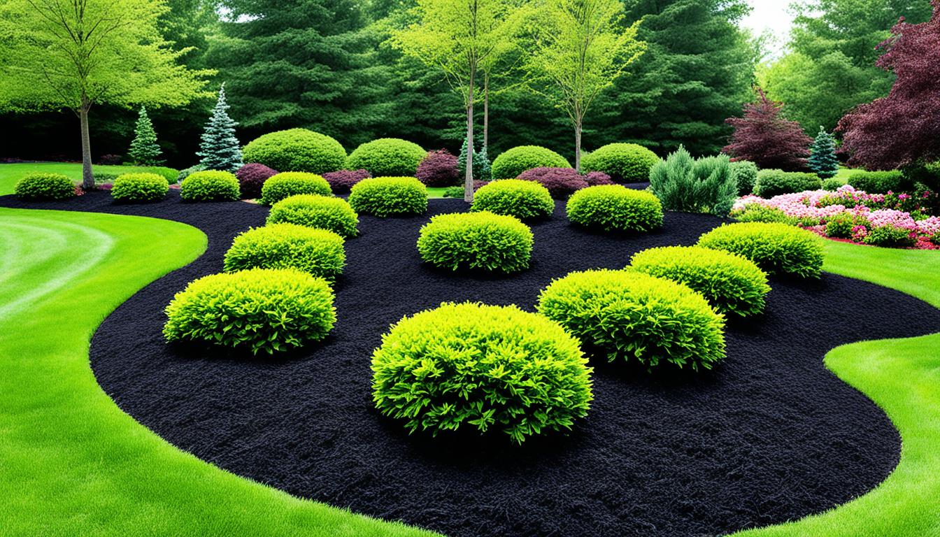 Black Mulch Landscaping Ideas for Lush Gardens