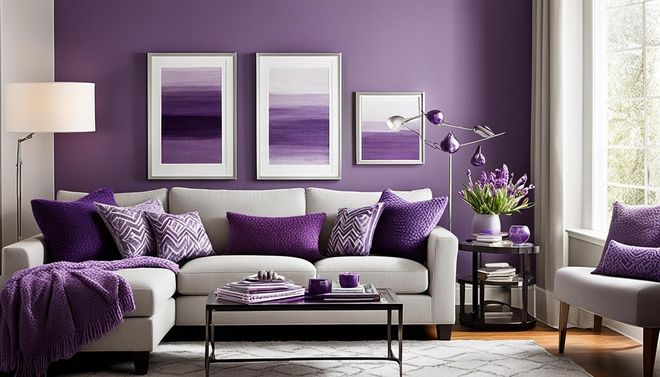 Chic Grey and Purple Living Room Ideas to Inspire