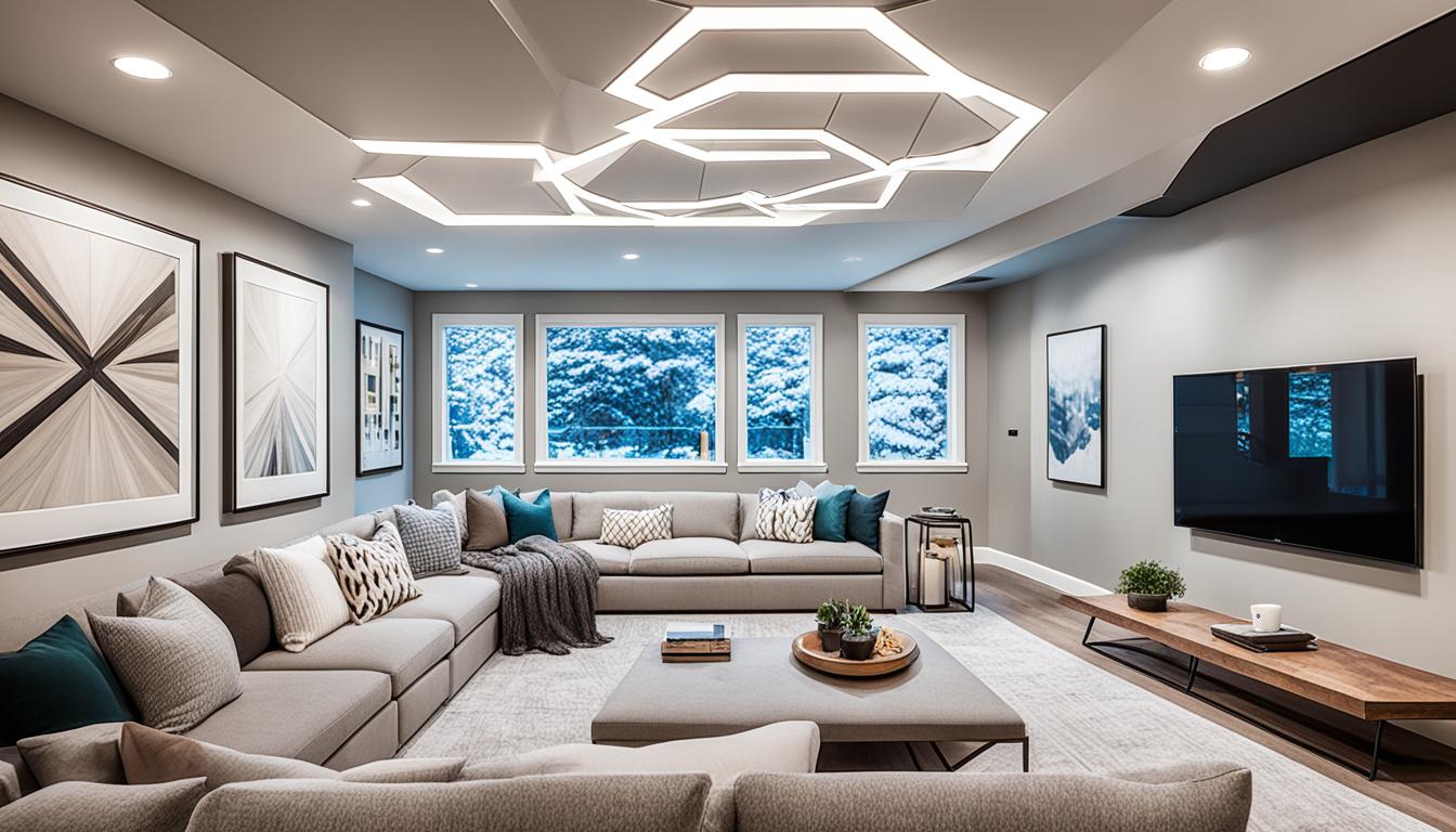 Maximizing Style in Low Ceiling Basements