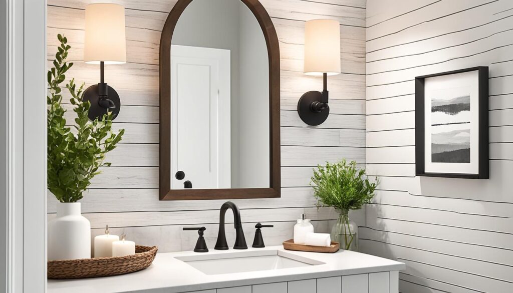 Chic Modern Farmhouse Powder Room Ideas Unveiled