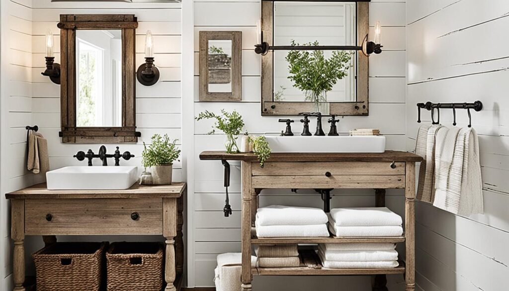 Chic Modern Farmhouse Powder Room Inspo & Tips