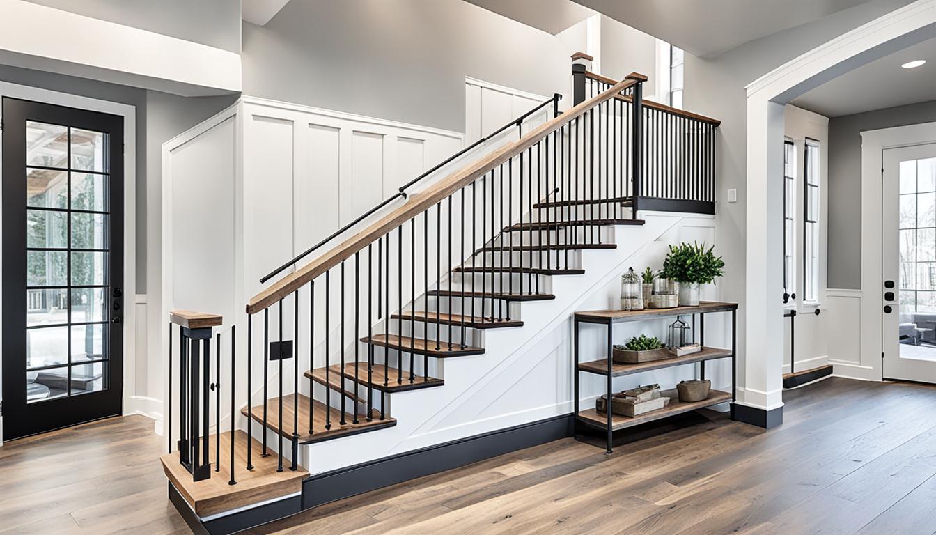 Modern Farmhouse Staircase Ideas for Chic Homes