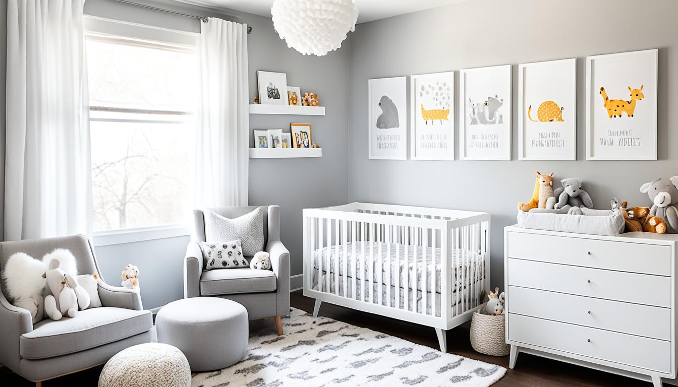 Chic Grey and White Nursery Ideas to Inspire