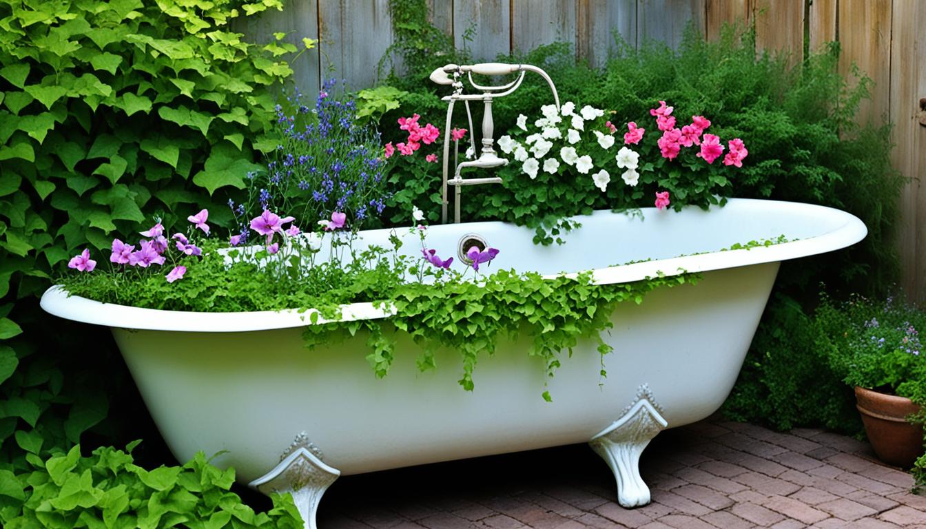 Upcycled Charm Old Bathtub Garden Ideas