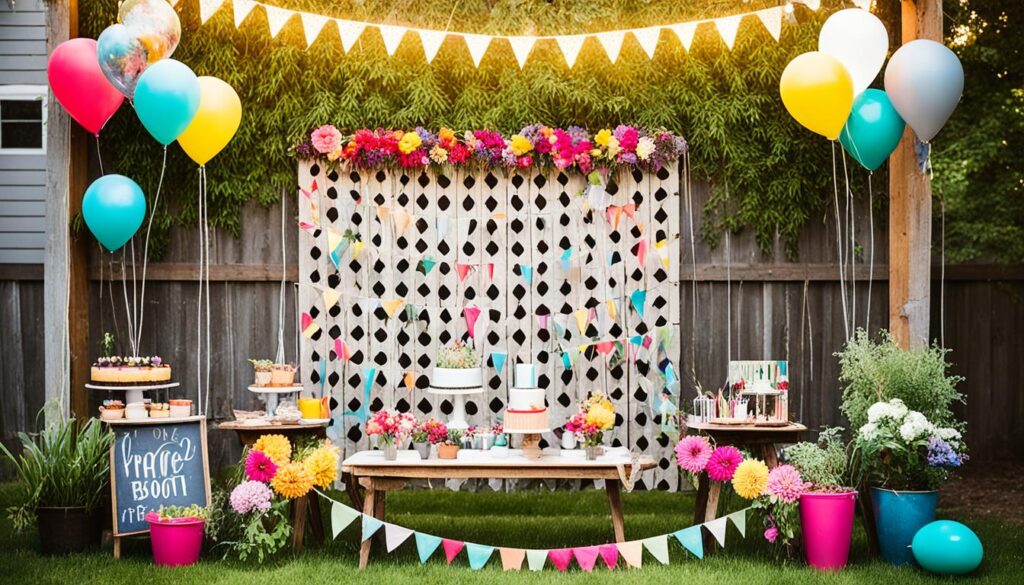 Creative Outdoor Birthday Decoration Ideas