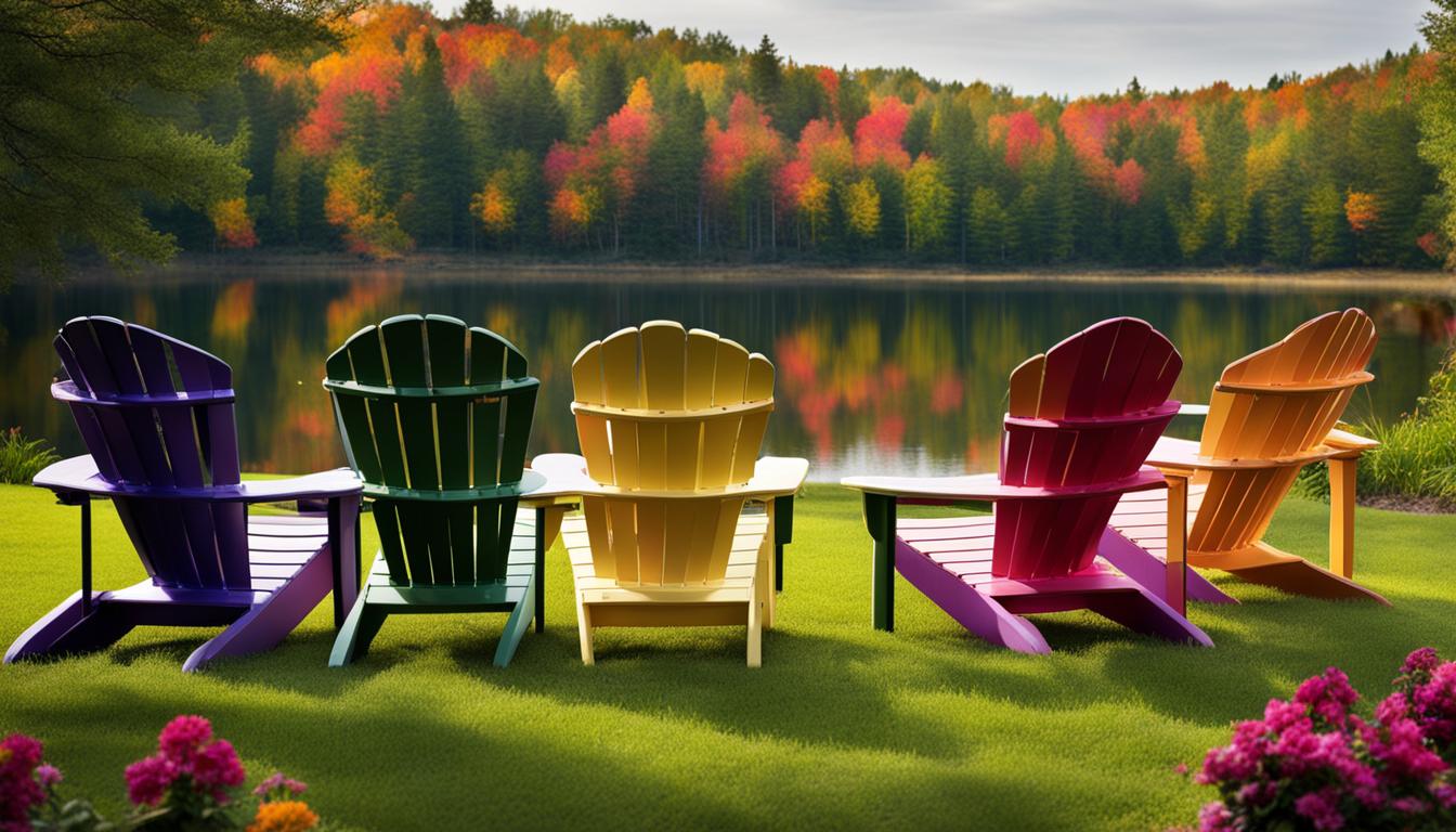 Brighten Your Adirondack Chairs with Paint Ideas