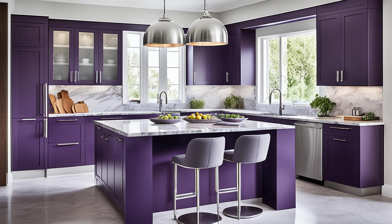 Chic Purple and Grey Kitchen Ideas for Your Home