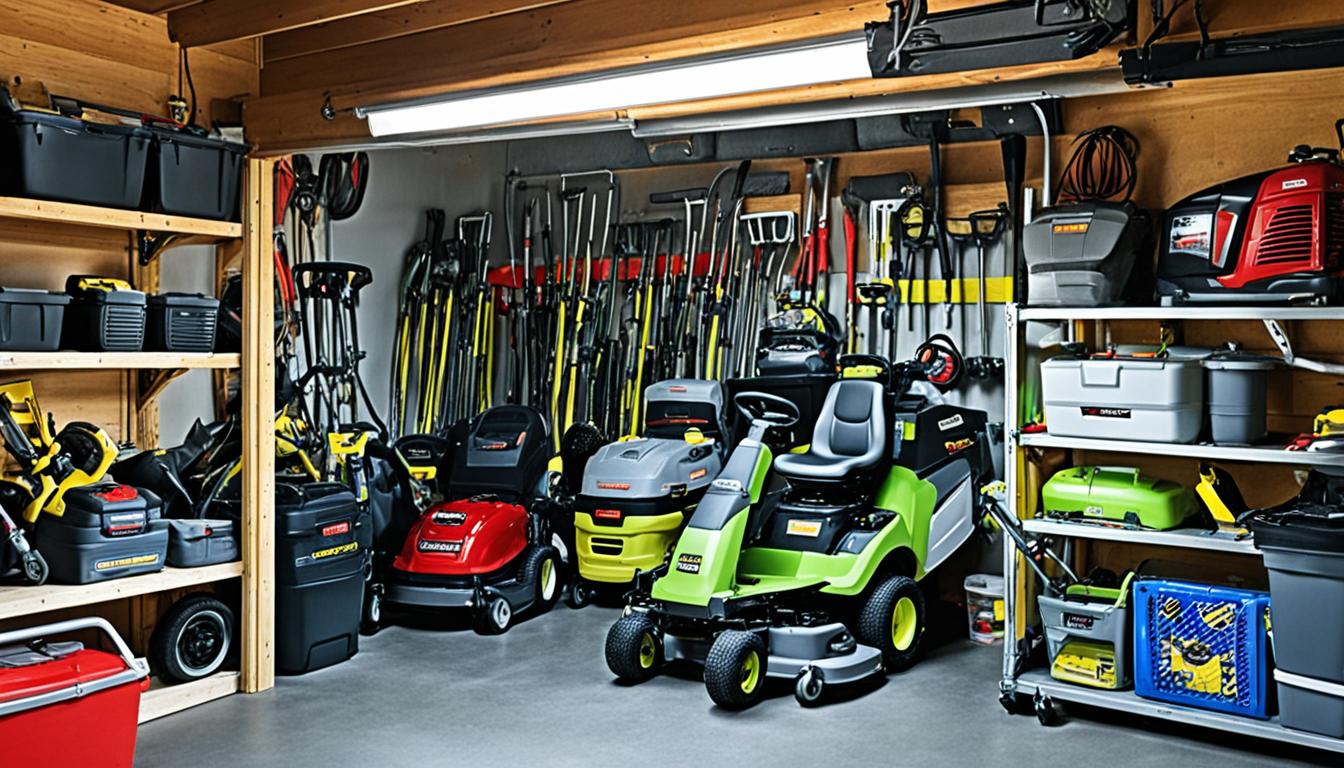 Riding Lawn Mower Storage Ideas for Your Garage