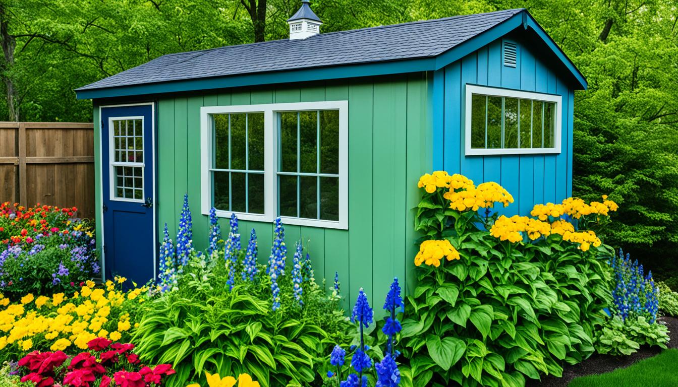 Bright Shed Colors Ideas to Enhance Your Backyard