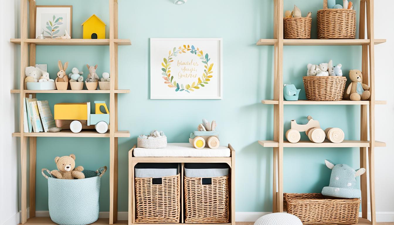 Charming Shelving Ideas for Nursery Storage