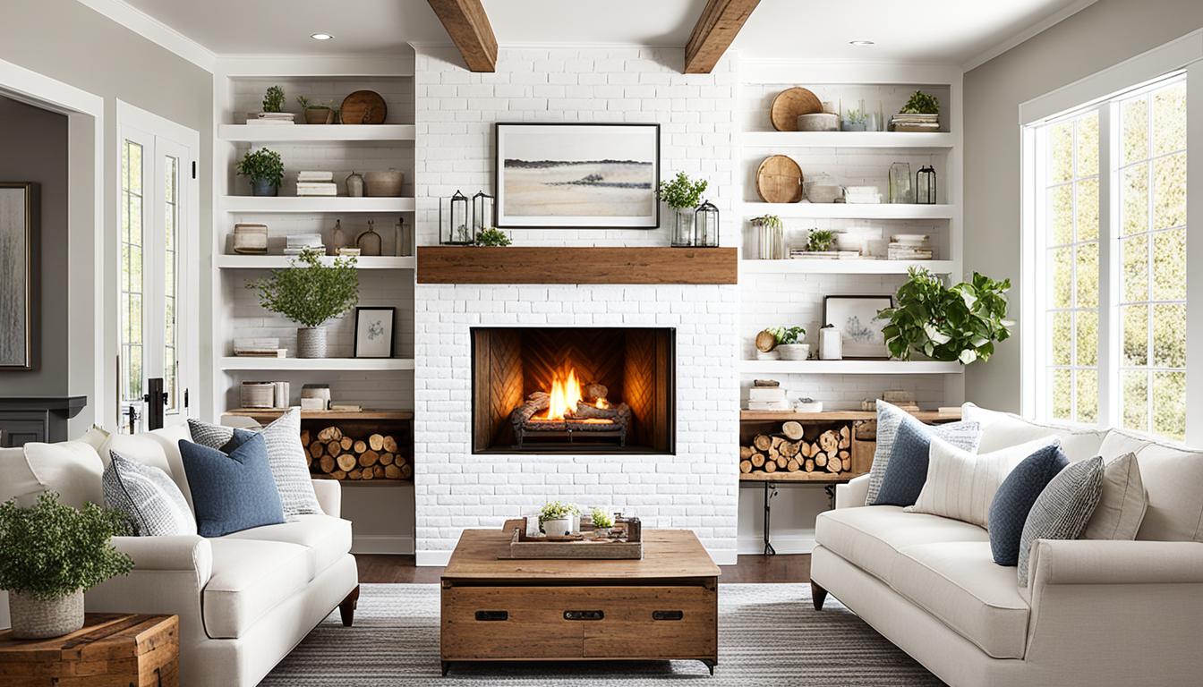 Cozy Shiplap Fireplace Wall Ideas for Your Home