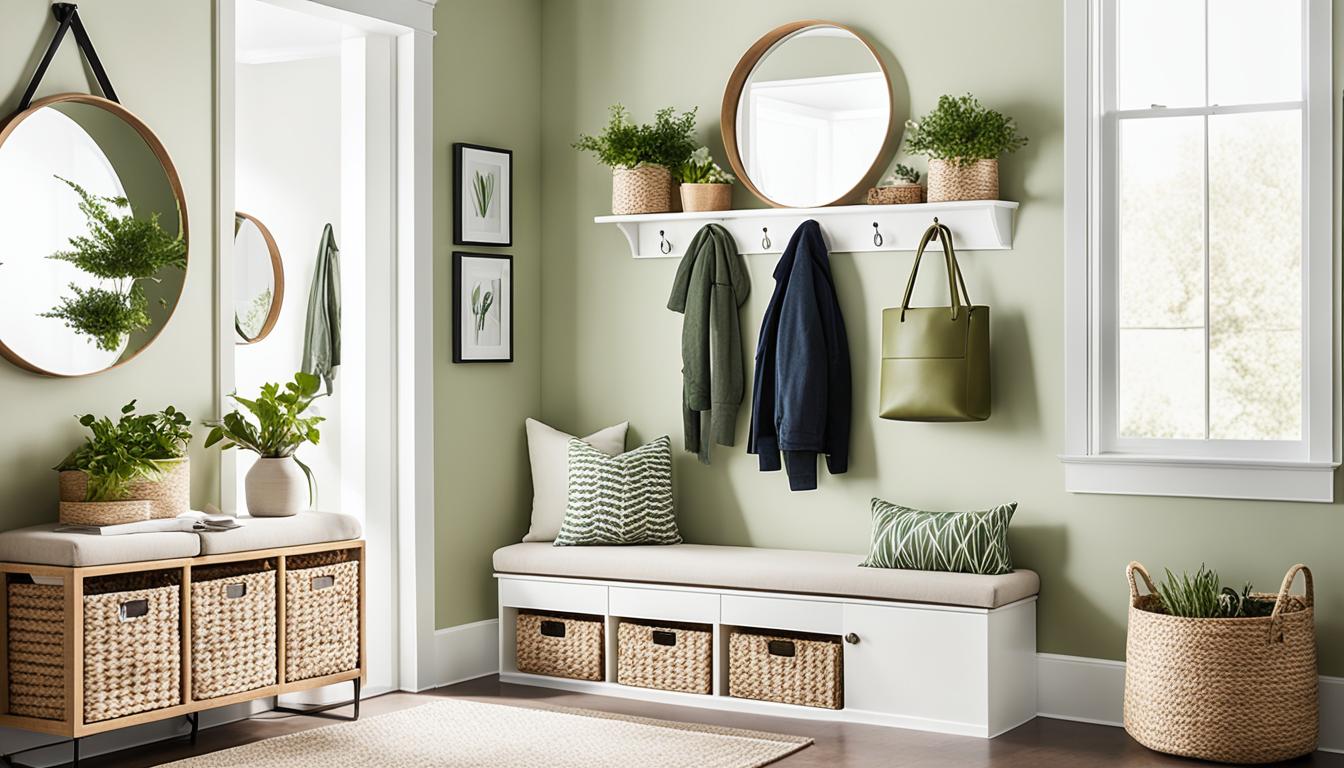 Split Level Entryway: Chic Small Space Solutions