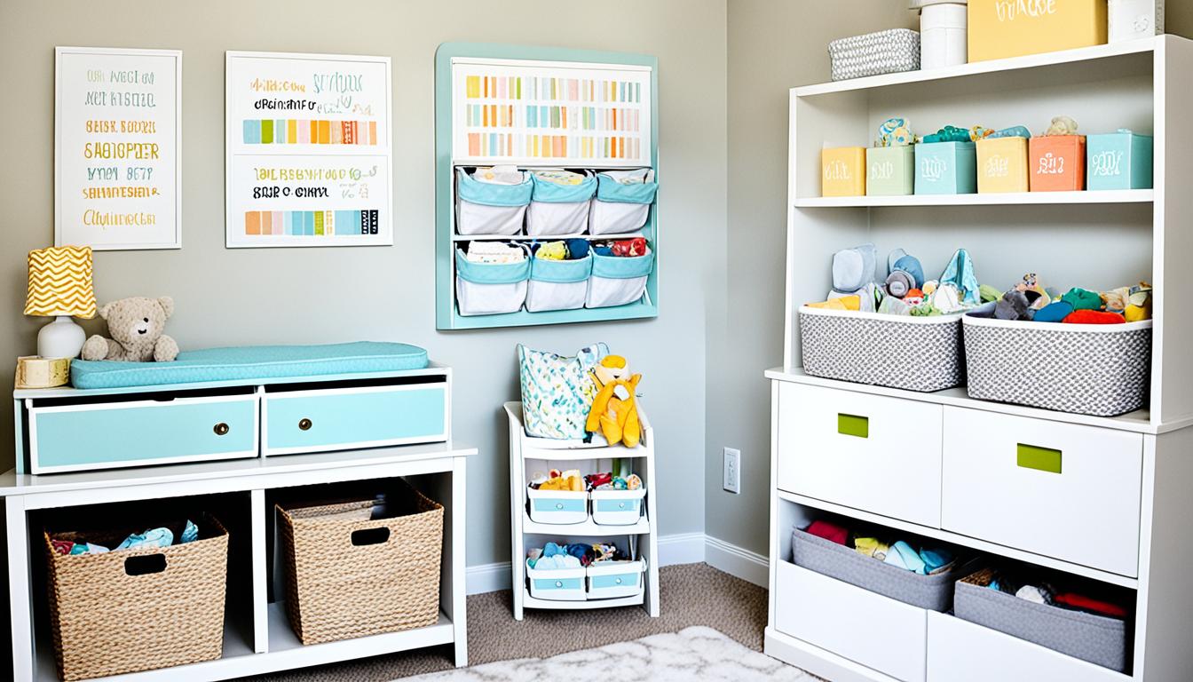 Maximize Space with Small Nursery Organization Ideas - Industrial Style Nursery Storage Ideas