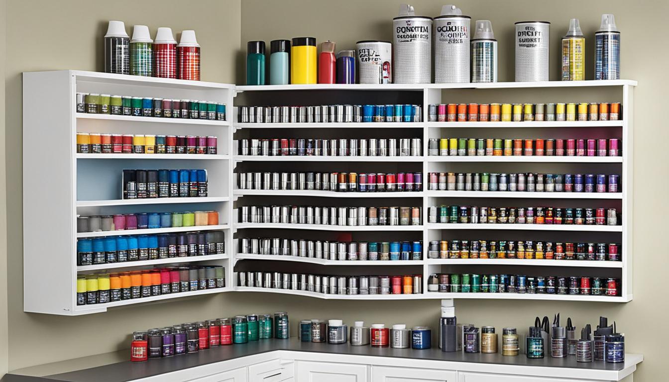 Spray Paint Storage Ideas