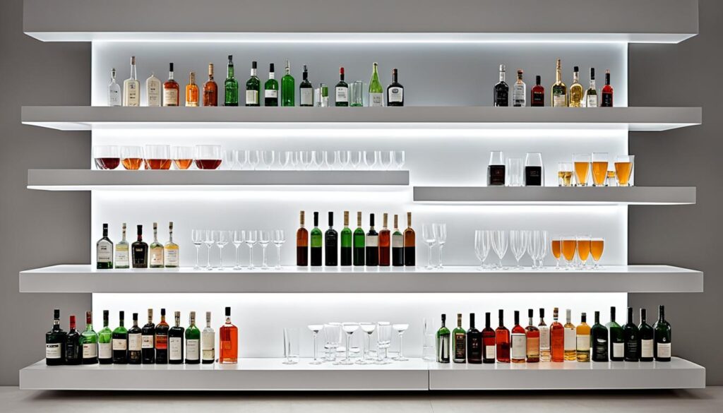 Creative Back Bar Shelving Ideas for Your Space