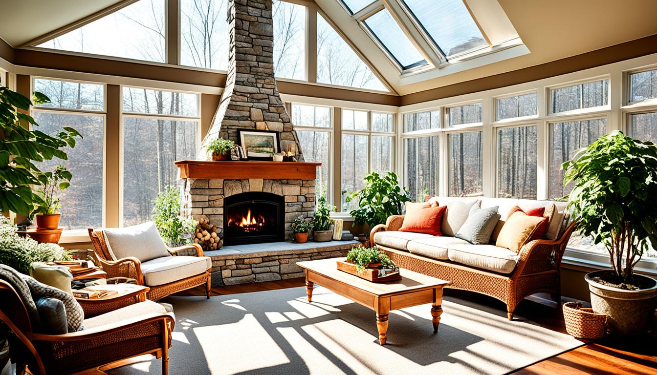 Cozy Sunroom Fireplace Ideas for a Warm Retreat