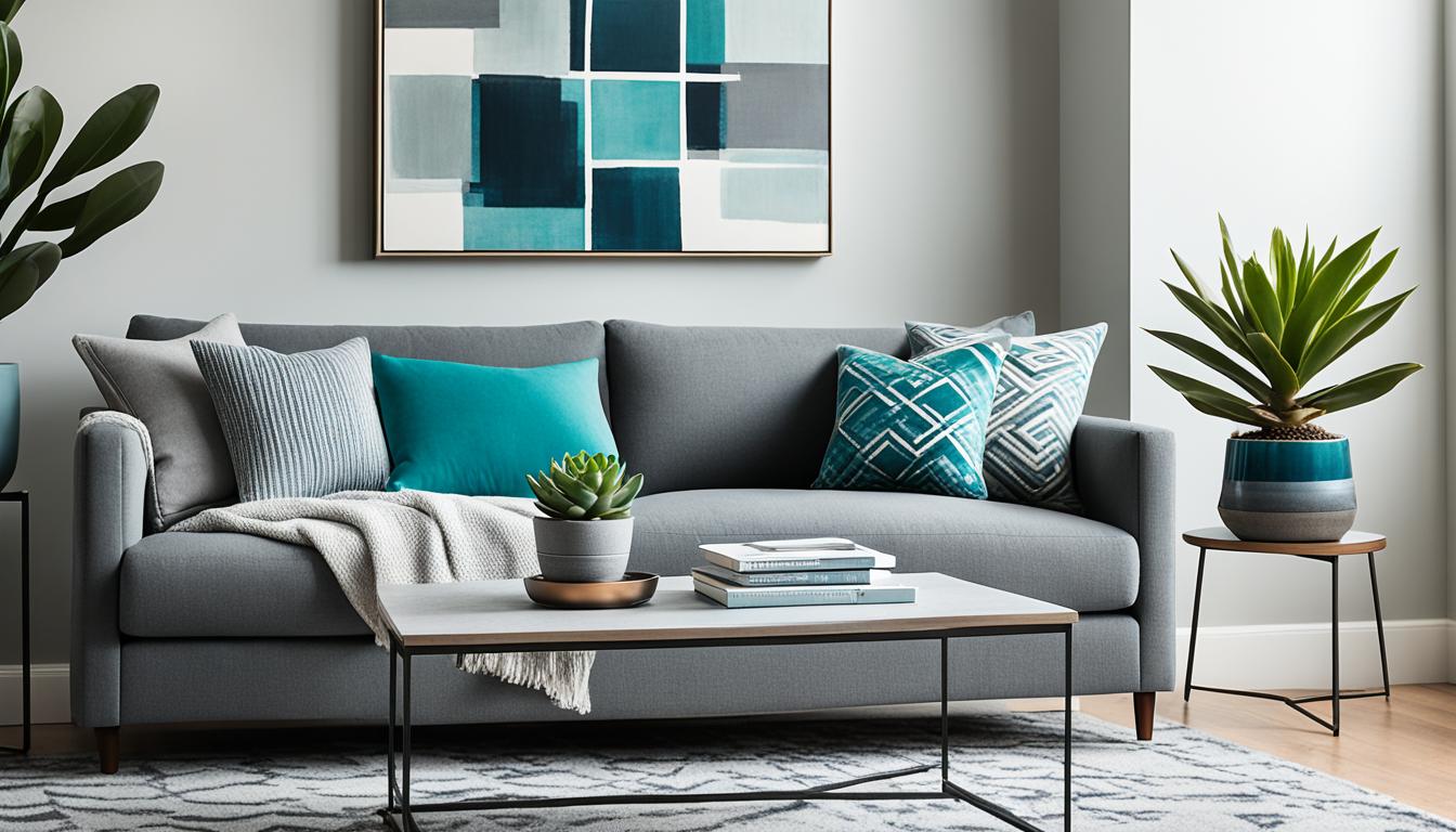 Teal and Gray Living Room Ideas | Fresh Decor Tips