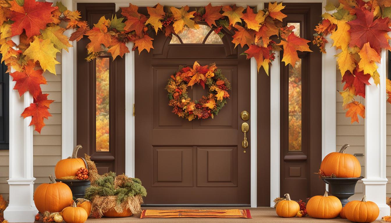 Festive Thanksgiving Door Decorating Ideas
