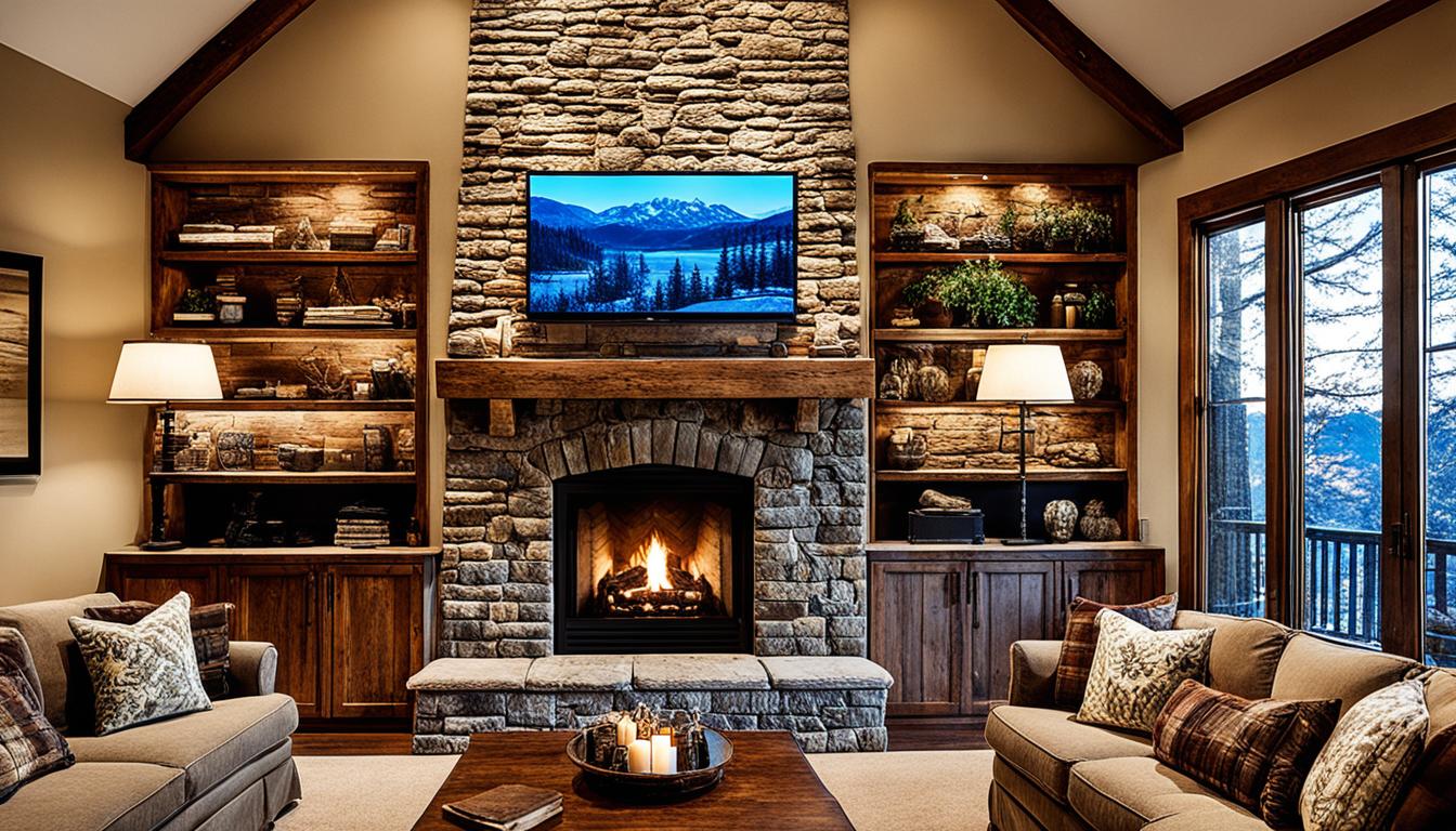 Cozy Charm: TV Next to Fireplace Design Ideas