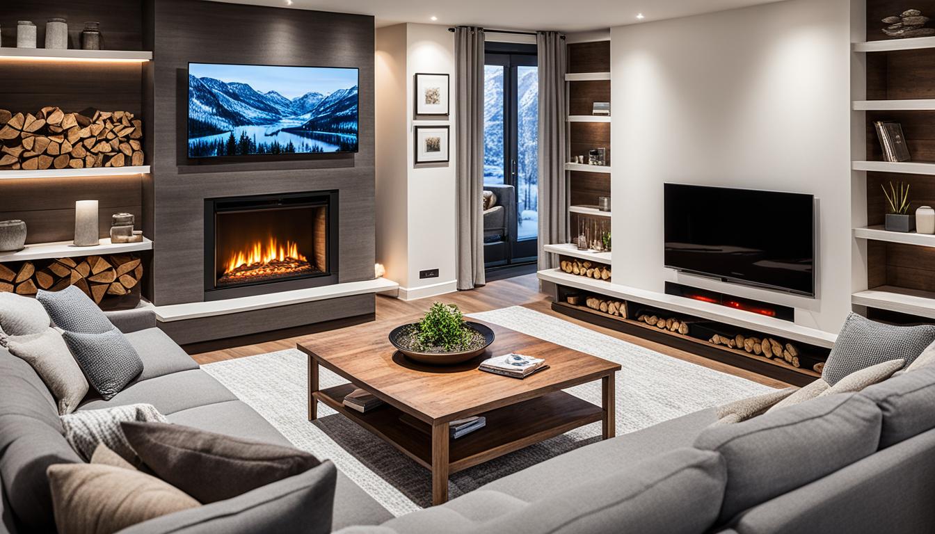 Tv Next To Fireplace