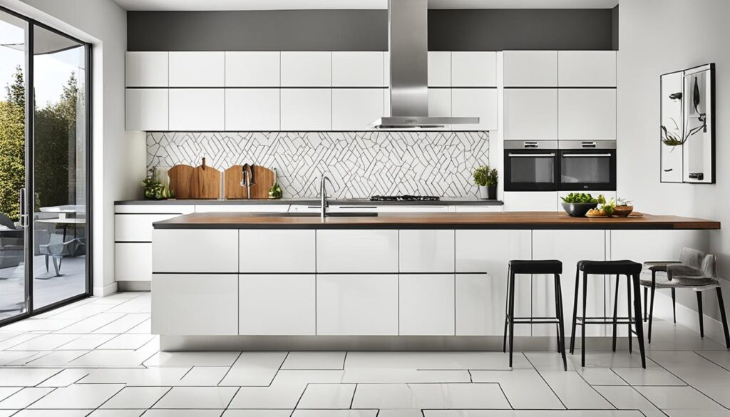 White Kitchen Floor Tile Ideas for Modern Homes