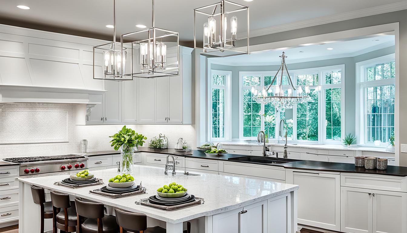 White Kitchen Ideas with Island: Elegant Designs