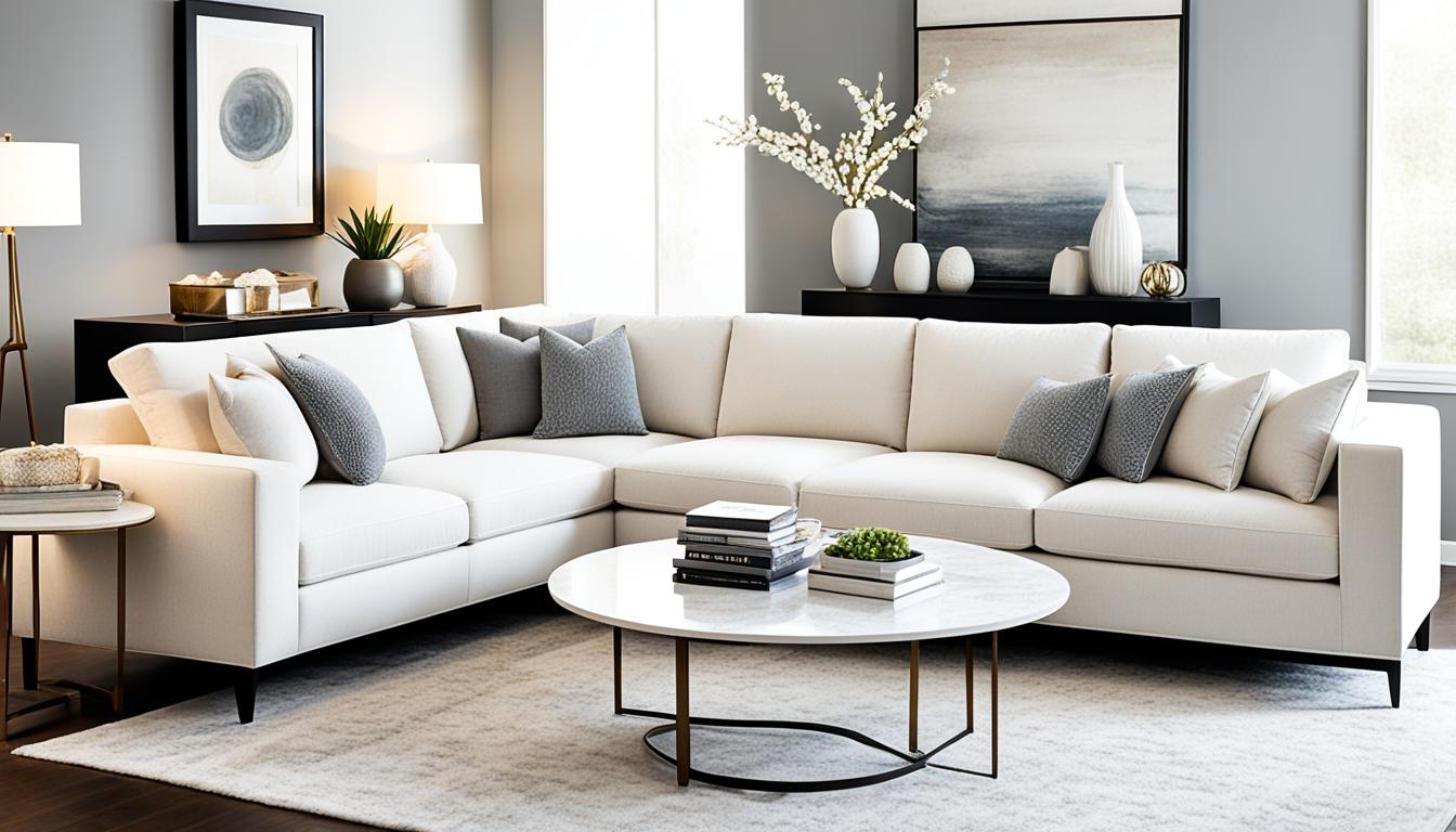 White Sectional Living Room Ideas | Chic & Cozy Decor