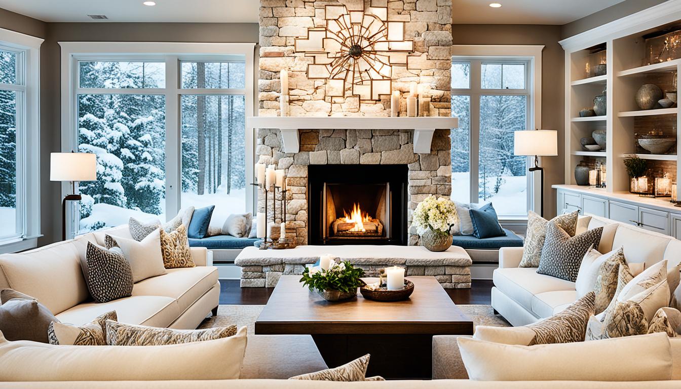 Chic White Stone Fireplace Ideas for Cozy Homes