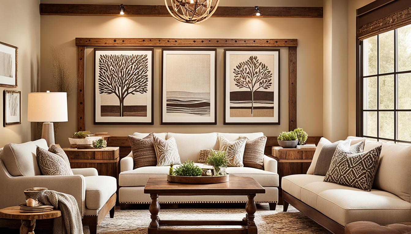 Rustic Charm Wood Trim Accent Wall Ideas