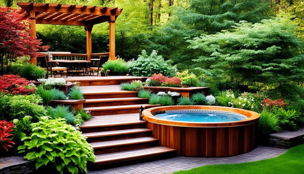 Inspiring Hot Tub Step Ideas for Your Backyard