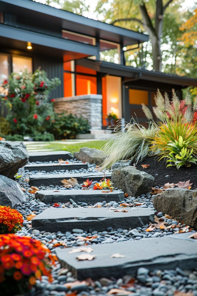 Rock Front Yard Ideas: Transform Your Curb Appeal
