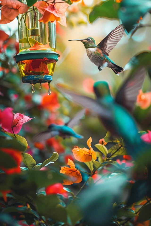 bird feeder landscaping ideas