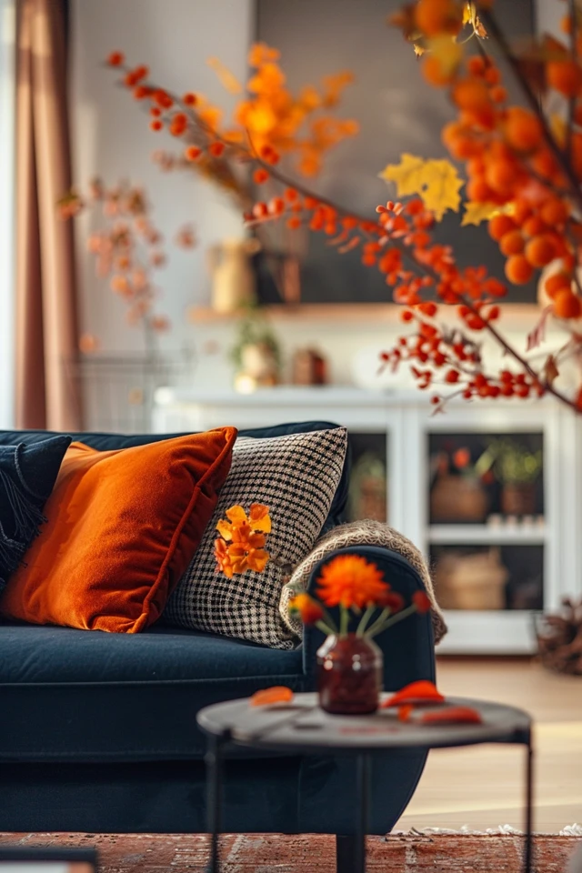 How To Decorate A Living Room For Fall: Seasonal Styling