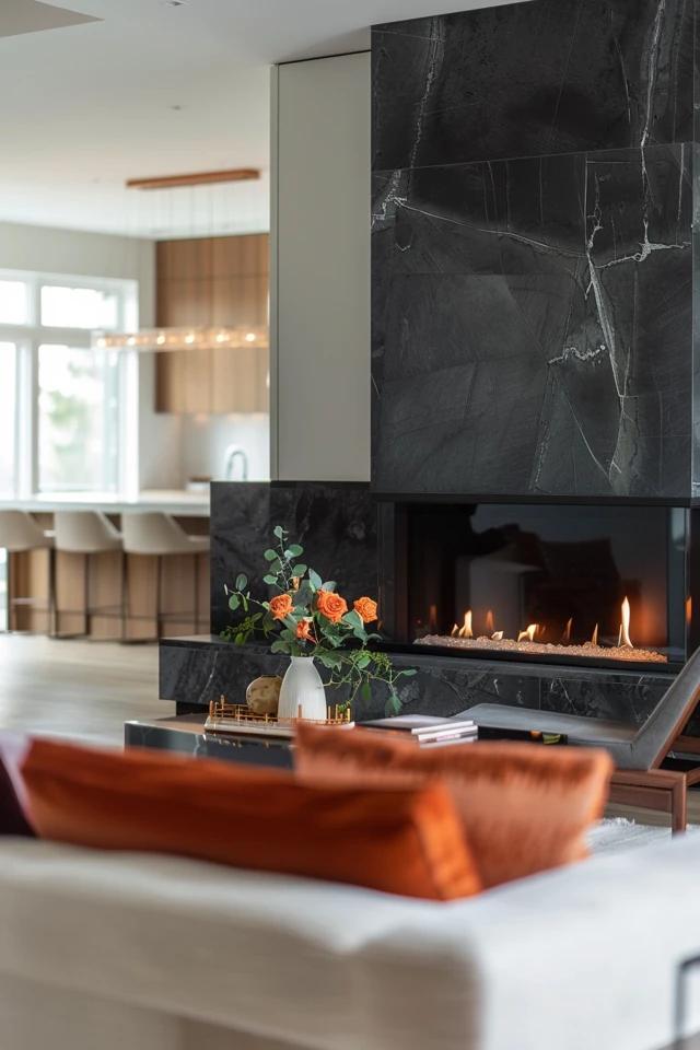 Warm Up Your Space: Accent Wall Ideas with Fireplace