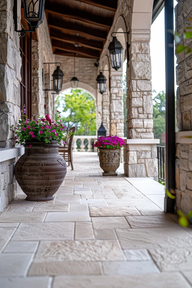 Elegant Stone Porch Ideas for Your Home