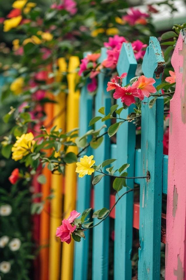 Creative Painted Fence Ideas to Transform Your Yard