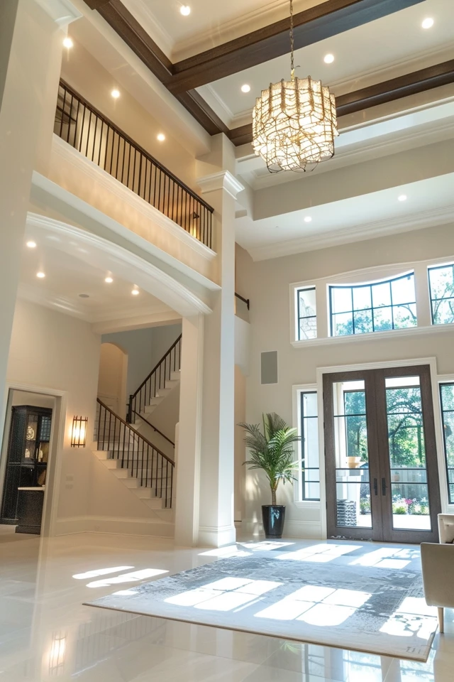 Elevate Your Entryway with High Ceiling Foyer Lighting