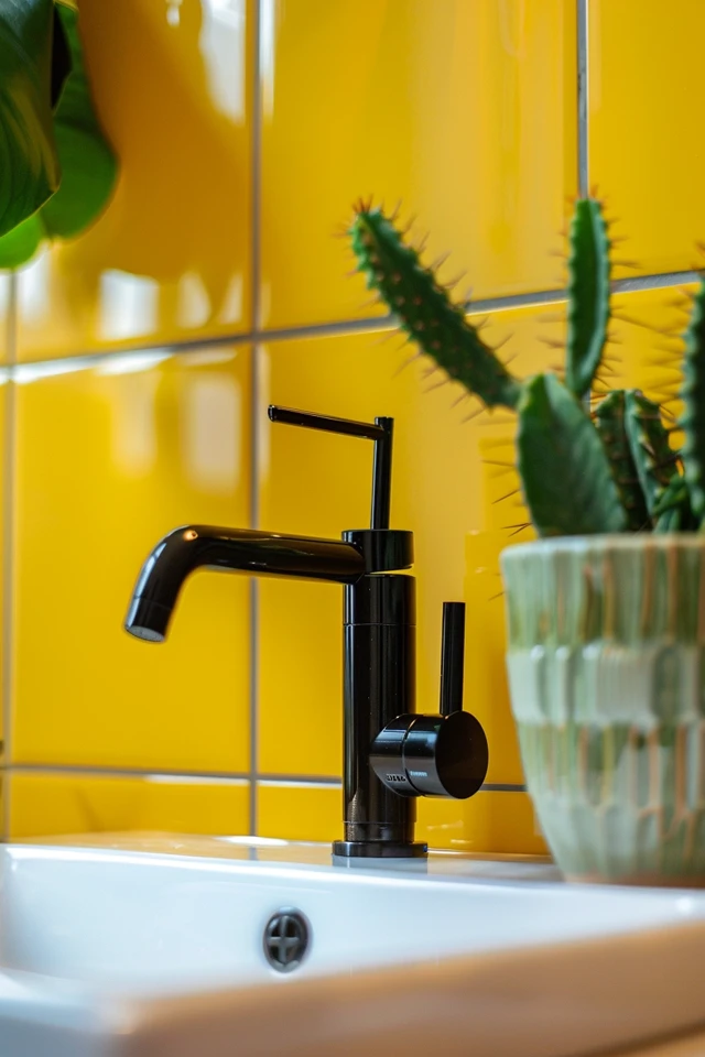 Refreshing Your Yellow Tile Bathroom Easily