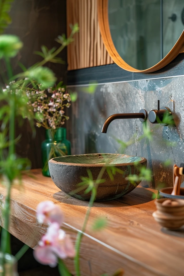 Earthy Bathroom Ideas for a Natural Oasis Retreat