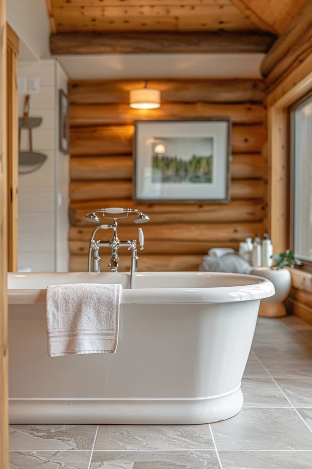 Rustic Log Home Bathroom Ideas & Inspiration