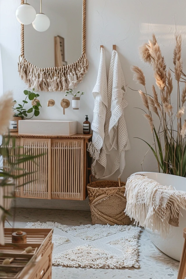 Bohemian Bathroom: Chic and Artistic Touches
