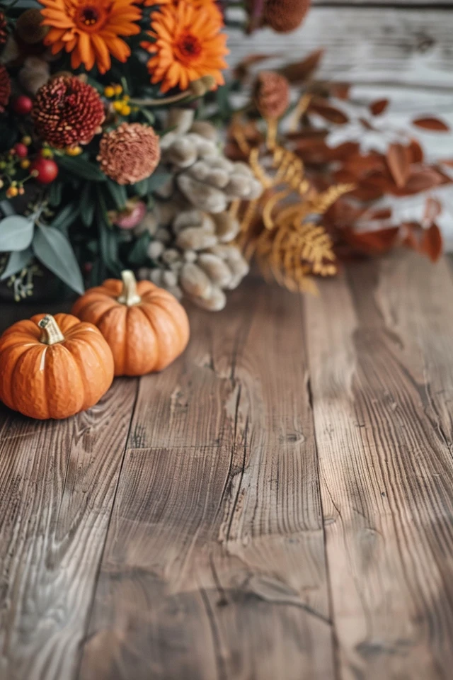 Wood and Tile Options for Thanksgiving Theme Flooring