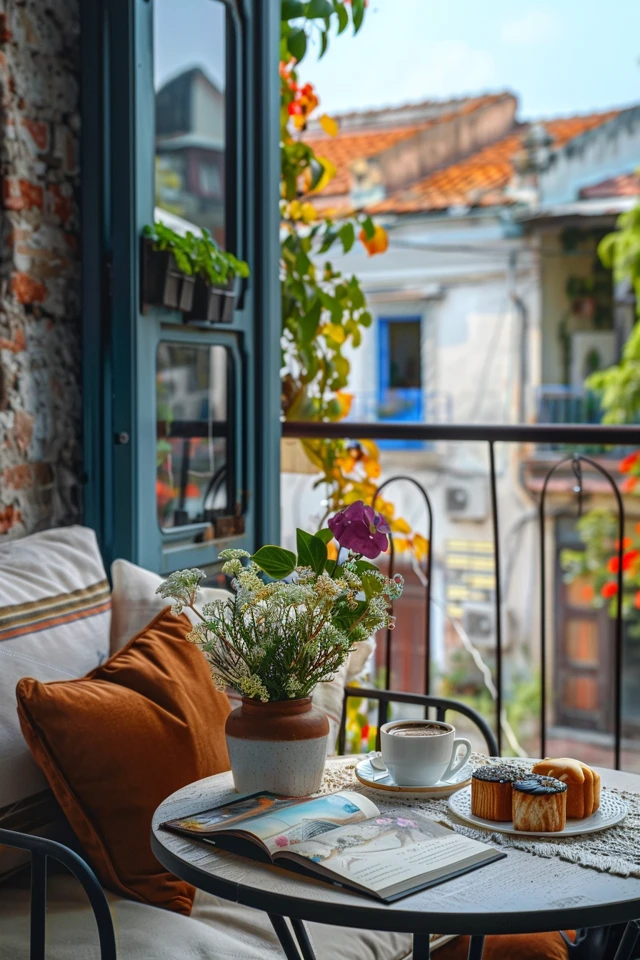 Balcony Decor for a Coffee Lover’s Haven