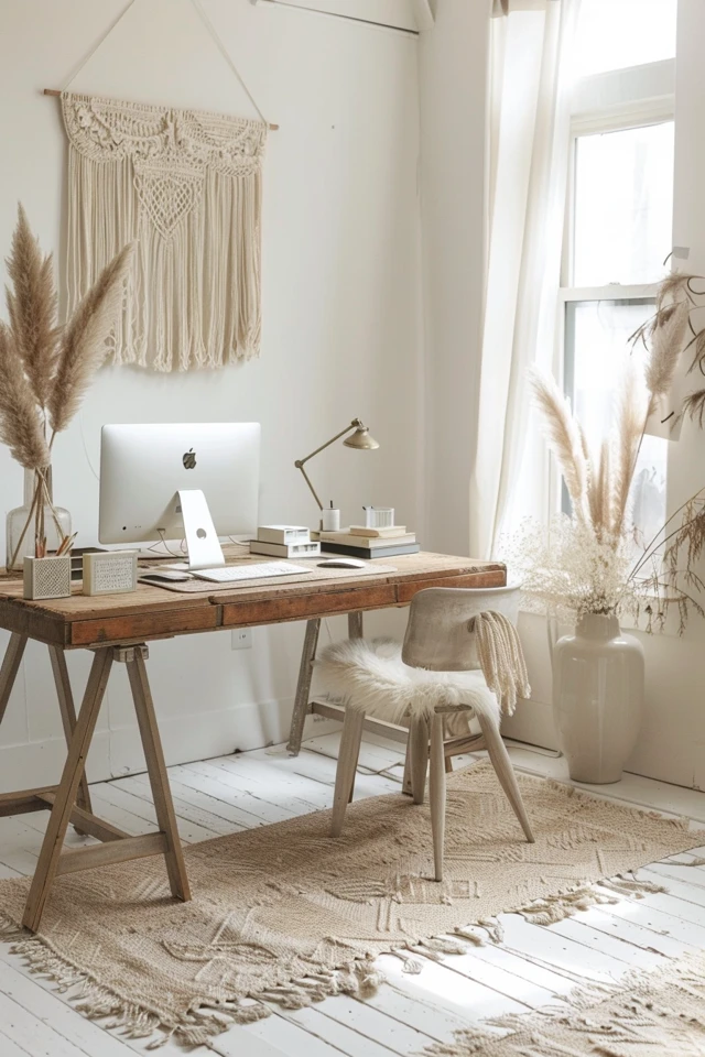 Bohemian Home Office: Stylish and Creative Spaces