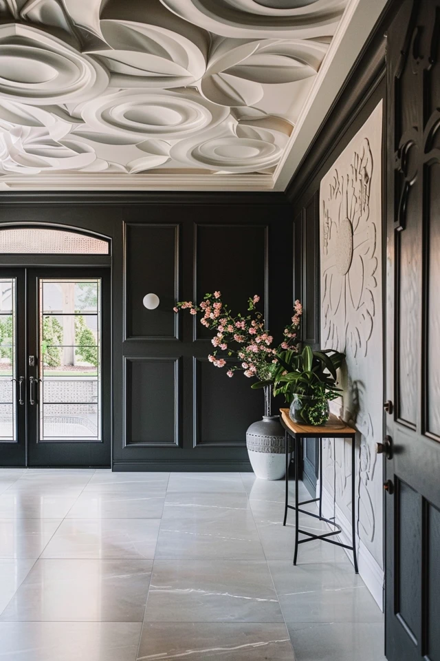 Elevate Your Entryway with Chic Ceiling Ideas