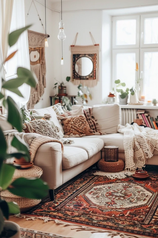 Bohemian Living Room: Cozy and Eclectic Ideas