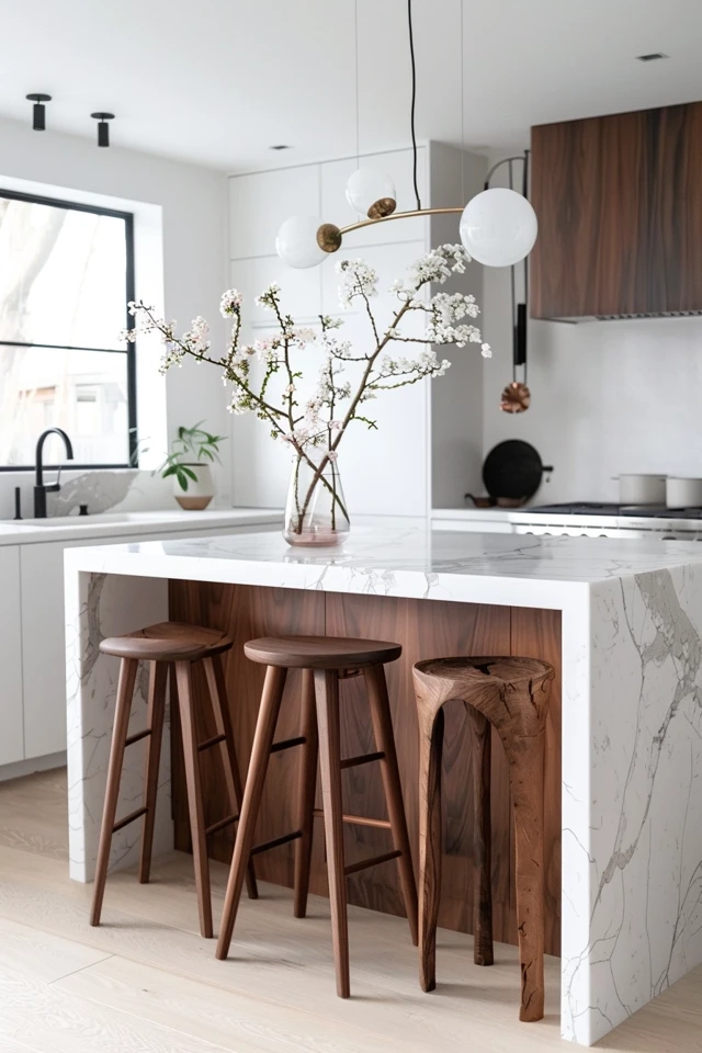 Minimalist Stools: Kitchen and Bar Seating