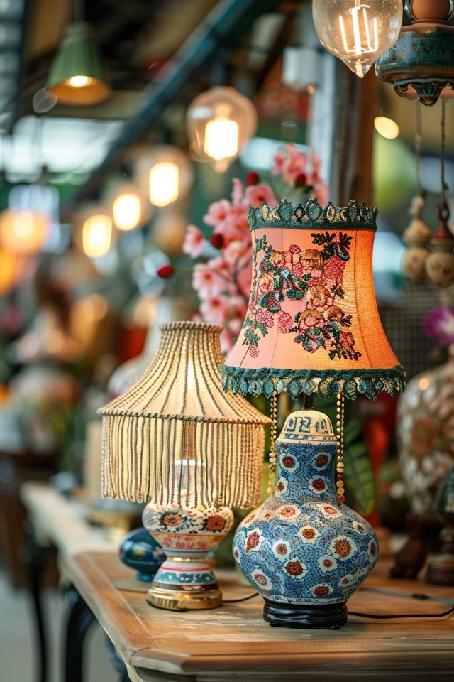 Bohemian Table Lamps: Artistic Lighting